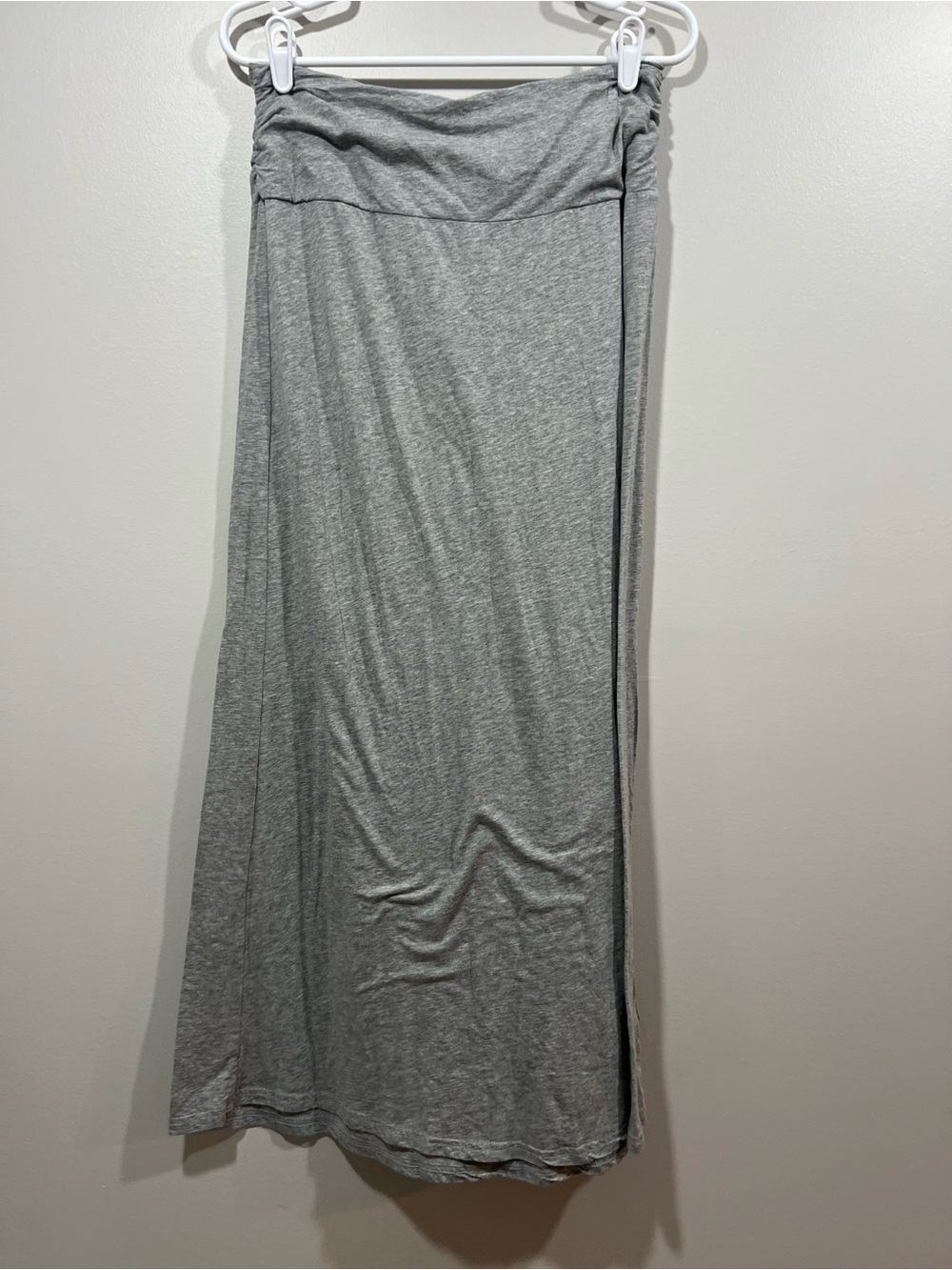 The North face Women's Grey Fold-Over Waist Maxi Skirt Size XS